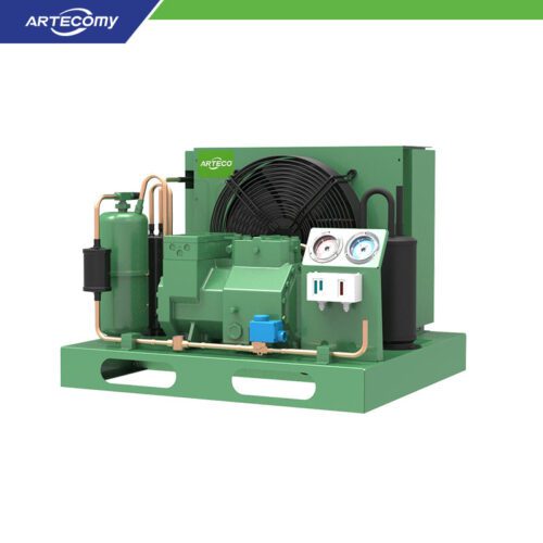 Bitzer 2DES-2Y 2HP Verflüssigungssatz für Displaykühlung - C...