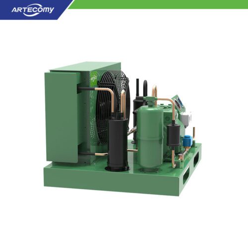 Bitzer 2DES-2Y 2HP Verflüssigungssatz für Displaykühlung - C...