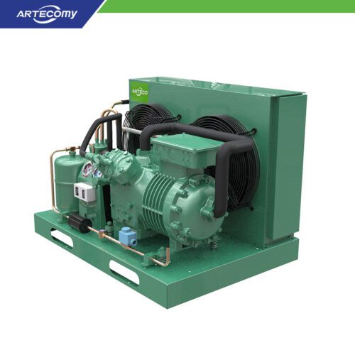 Bitzer S4T-5.2Y 5HP Two-Stage Condensing Unit for Food Industry Quick Freezing<...