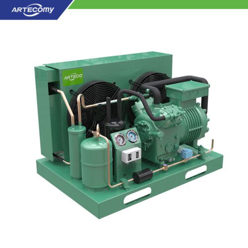 Bitzer S4T-5.2Y 5HP Two-Stage Condensing Unit for Food Industry Quick Freezing<...